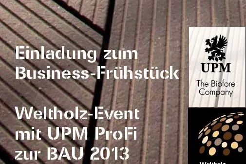 Bild: BAU 2013: BusinessFrühstück im HolzForum München
