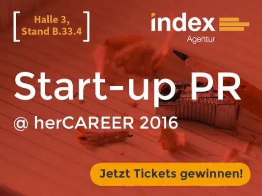 Bild: Start-up PR: Agentur index zeigt auf der Messe herCAREER, worauf es ankommt