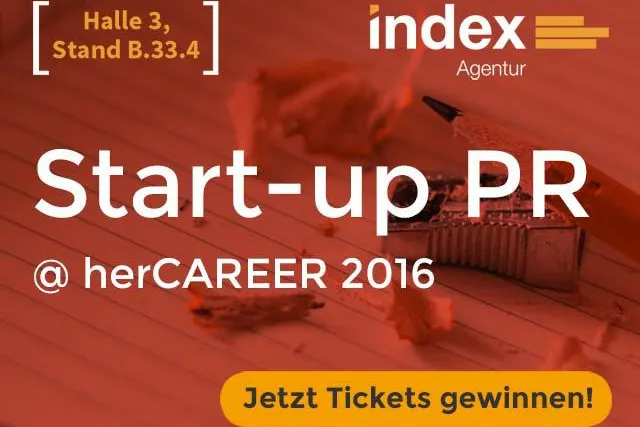 Bild: Start-up PR: Agentur index zeigt auf der Messe herCAREER, worauf es ankommt