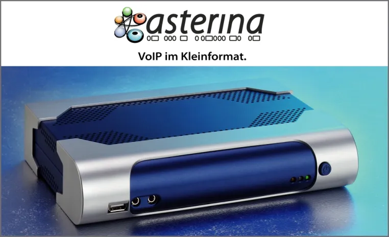 Mit der Asterina VoIP-Box telefonieren und dabei Platz und Arbeitsaufwand sparen Bild: Mit der Asterina VoIP-Box telefonieren und dabei Platz und Arbeitsaufwand sparen
