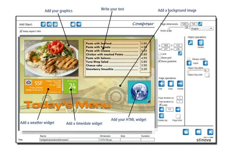 Bild: Stinova erweitert CMS mit HTML 5 Support für neue SMIL-Digital Signage Player Generation