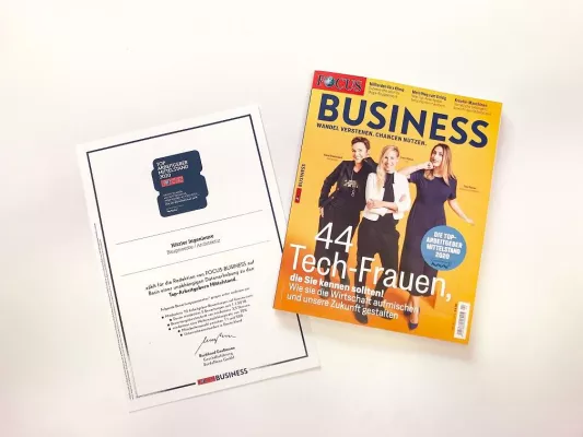 Bild: Focus-Business: Hitzler Ingenieure zählt auch 2020 zu den Top-Arbeitgebern des Mittelstandes in Deutschland