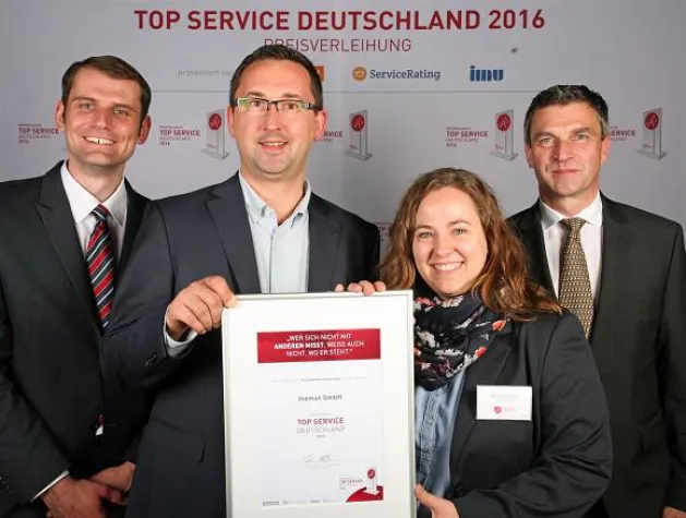 Bild: Ausgezeichneter Kundenservice: Inxmail erfolgreich im Wettbewerb „TOP SERVICE Deutschland“