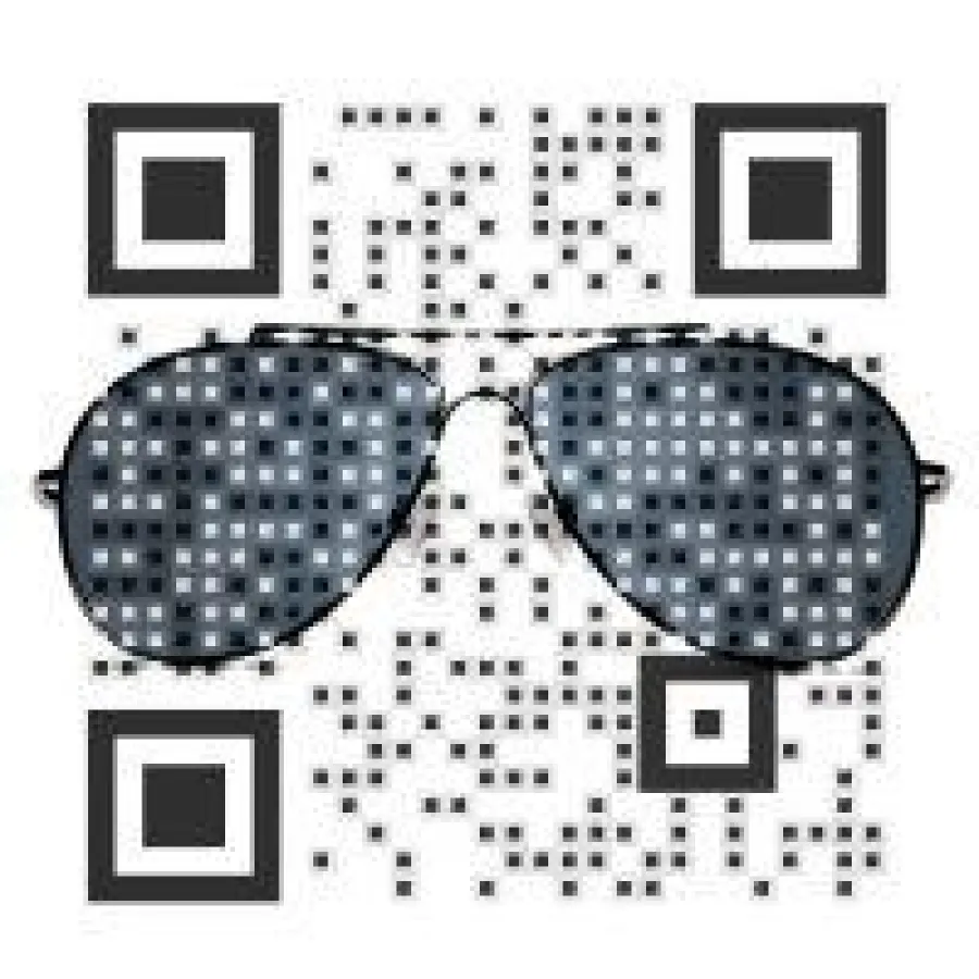 QR Code mit Bild als Hintergrund