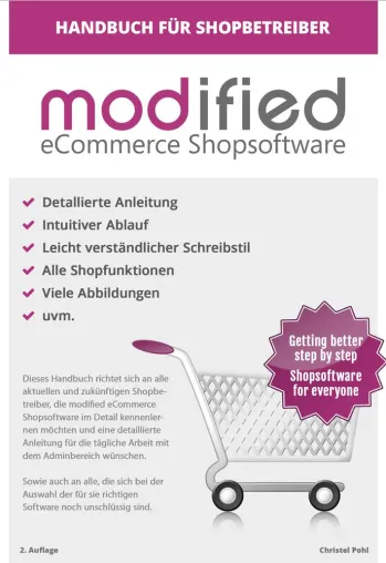 Bild: modified eCommerce Handbuch für Shopbetreiber 2. Auflage veröffentlicht