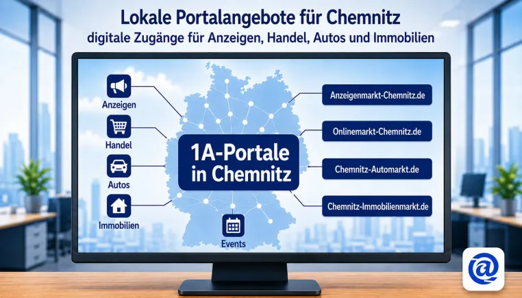 Chemnitz erhält mit 1A-Portale.de zentrale Einstiege für lokale Angebote und Handel Bild: Chemnitz erhält mit 1A-Portale.de zentrale Einstiege für lokale Angebote und Handel