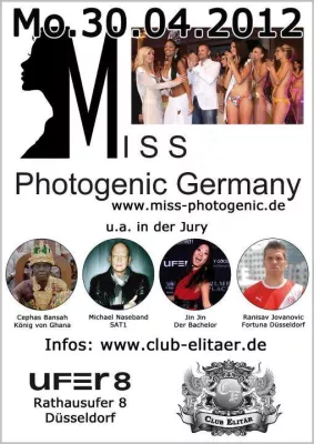 Bild: Miss Photogenic Germany wird u.a. von König Bansah gewählt