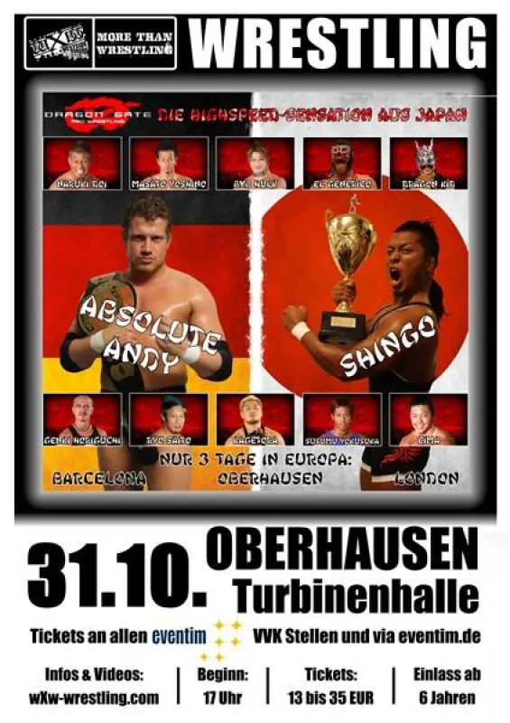 wXw Plakat zur DragonGate-Show