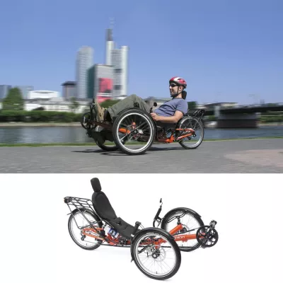 Bild: Mit 81 Gängen in den Fahrradfrühling / Spezialradmesse Germersheim zeigt neue Fahrradtrends: Jetzt kommen flotte Dreiräder für Erwachsene