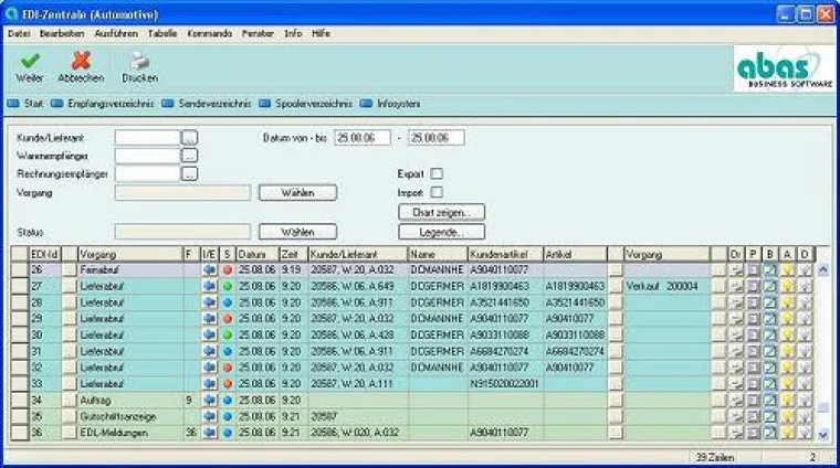 ABAS: Mehr als 500 Neuerungen und Erweiterungen Bild: ABAS: Mehr als 500 Neuerungen und Erweiterungen