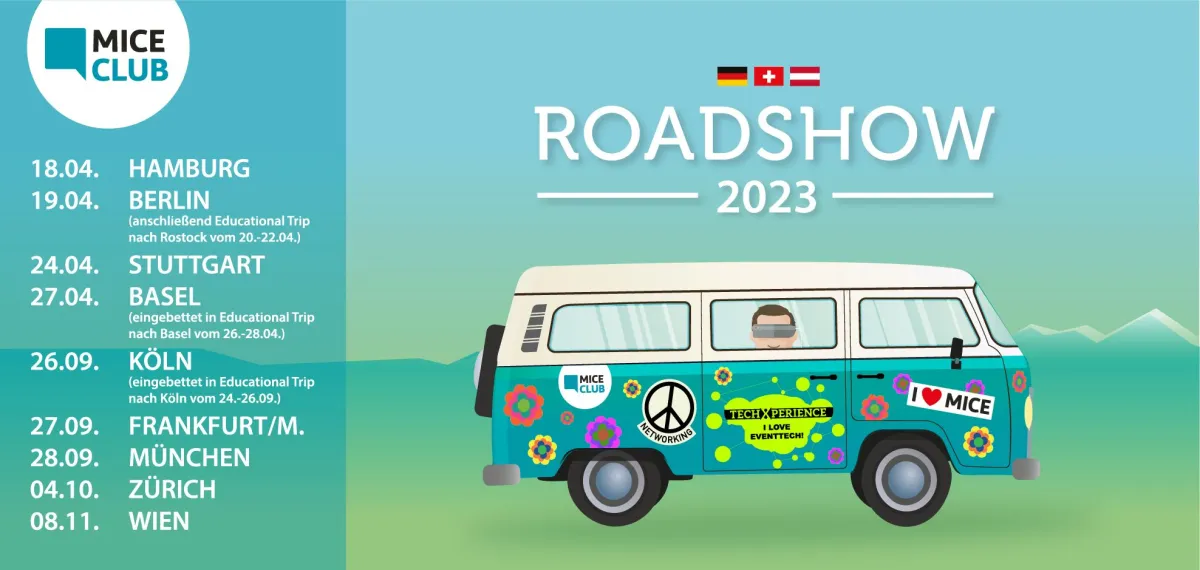 Key Visual MICE Club-Roadshow 2023