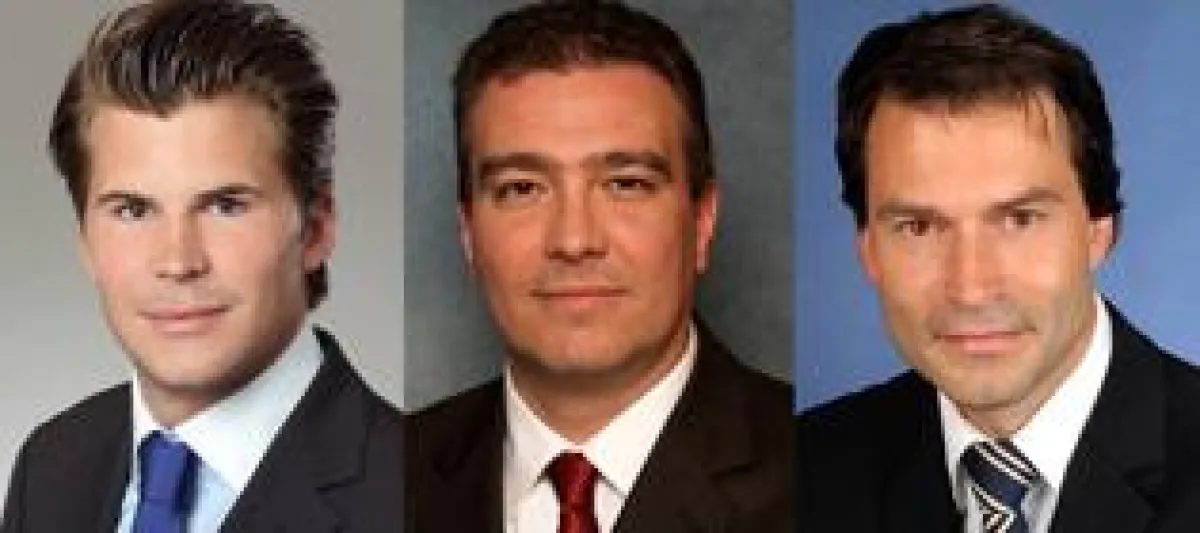 v.l.n.r.: Mark Aengevelt, Michael Fenderl, Oliver Lederer