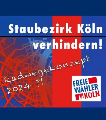 Bild: Köln: Freier Wähler kritisiert OB Rekers Pläne gegen Autos in Köln.