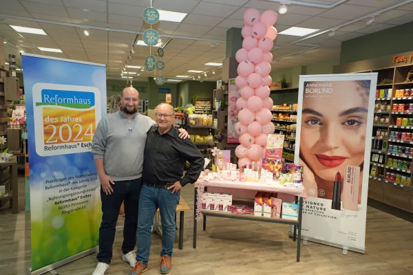 Bild: Gesund, fit und vital leben – Reformhaus Escher wird 50