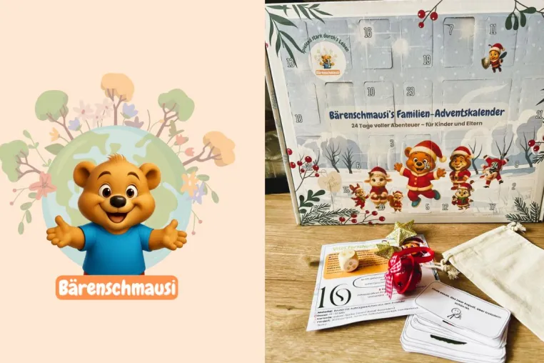 Bild: Bärenschmausi bringt neuen Familien-Adventskalender: 24 Tage Sinn statt Süßes