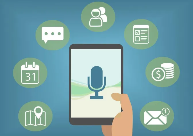 Bild: Sprechen mit der Software - Spracheingabe und Sprachsteuerung in der Verwaltung