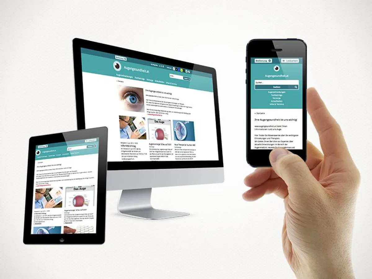 Augengesundheit.at ©Zensations Web & Communications