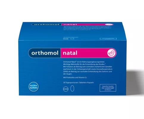 Bild: Orthomol Natal aus der Versandapotheke mediherz.de bei Kinderwunsch
