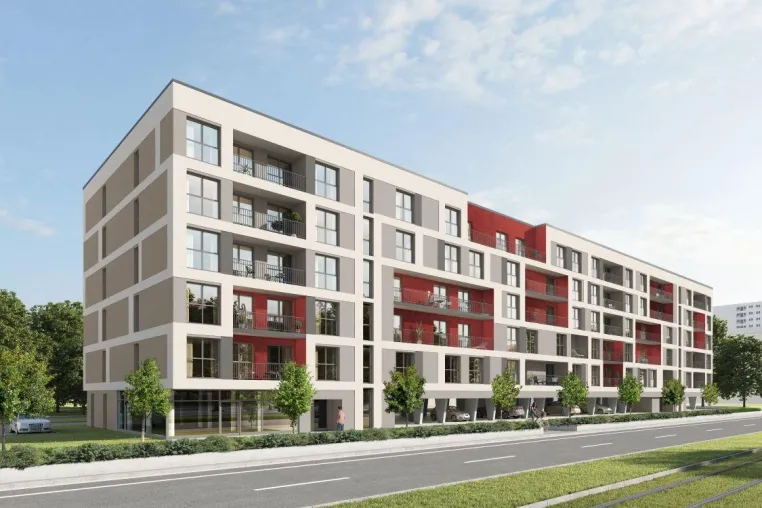 Bild: Apartmenthaus URBAN BASE DRESDEN als Gemeinschaftsprojekt der DIE AG und PROFI PARTNER Projekt vollendet