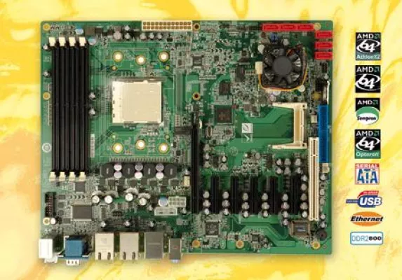Bild: IPC-Motherboard für Athlon - CPUs
