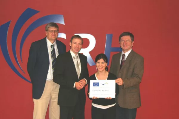 Projekt „European Mobility“ des SRH Berufsbildungswerks Neckargemünd als „Good Practice“-Projekt ausgezeichnet Bild: Projekt „European Mobility“ des SRH Berufsbildungswerks Neckargemünd als „Good Practice“-Projekt ausgezeichnet