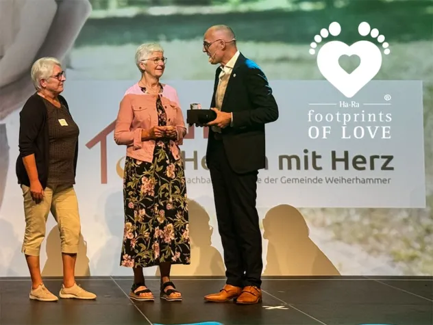 HA-RA FOOTPRINTS OF LOVE® AWARD 2024 Bild: HA-RA FOOTPRINTS OF LOVE® AWARD 2024