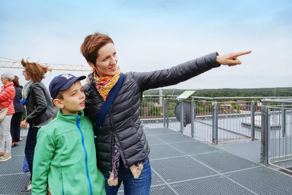 Bild: Ausflug auf das Rathausdach