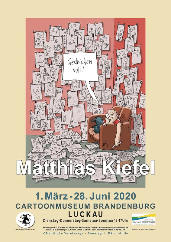 Plakat zur Ausstellung - Motiv von Matthias Kiefel