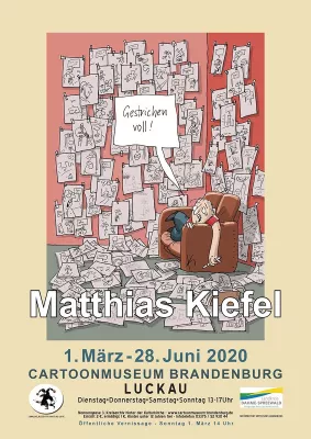 Saisonstart im Luckauer Cartoonmuseum mit skurrilem Humor und bösartiger Satire Bild: Saisonstart im Luckauer Cartoonmuseum mit skurrilem Humor und bösartiger Satire