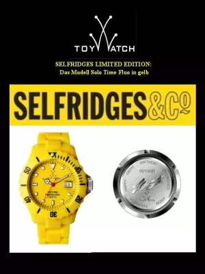 Bild: ToyWatch präsentiert Fluo Selfridges Limited Edition- für die Hundertjahrfeier von Selfridges
