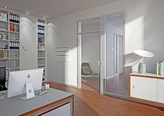 Bild: Küffner Türterminal-Modul schafft Freiräume für die Raumplanung - Raumfunktionen komfortabel steuern