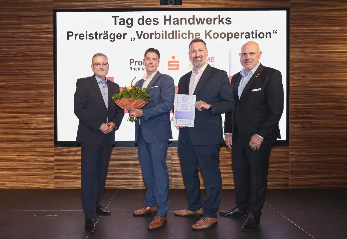 Preisverleihung an die ProEco Rheinland (© Foto: Marco Rothbrust)