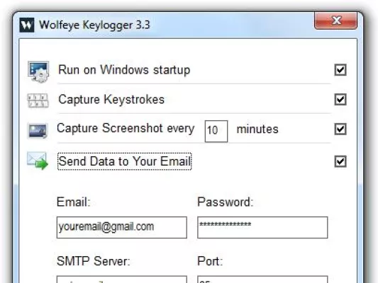 Bild: Wolfeye Keylogger: Installation und Einsatz trotz Antivirus Software