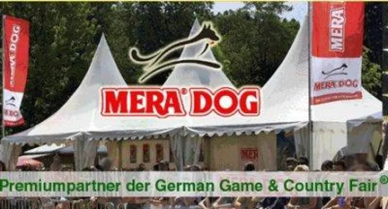Mera Dog sponsert die German Game & Country Fair, ein Freizeitvergnügen, nicht nur für Hundebegeisterte Bild: Mera Dog sponsert die German Game & Country Fair, ein Freizeitvergnügen, nicht nur für Hundebegeisterte