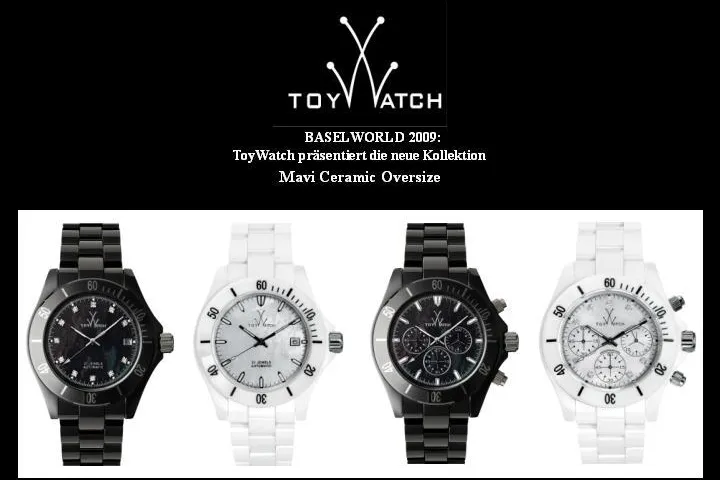 ToyWatch präsentiert Mavi Ceramic Oversize für absolute Eleganz Bild: ToyWatch präsentiert Mavi Ceramic Oversize für absolute Eleganz