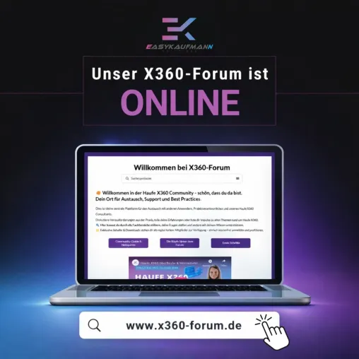 Bild: Neue Community-Plattform für Haufe X360: easyKaufmann startet Praxis-Forum für Anwender und Unternehmen jetzt