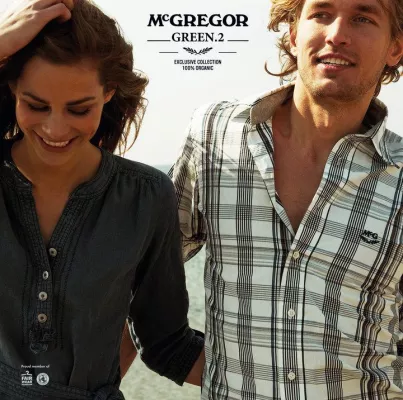 Bild: McGregor Fashion und das grüne Hochglanz-Magazin Green.2 präsentieren Naturmode - McGregor 100 % Organic