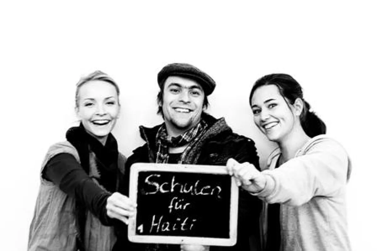 : Janin Reinhardt, Max Mutzke und Alissa Jung rufen alle Schüler und Jugendliche zum Engagement auf.
