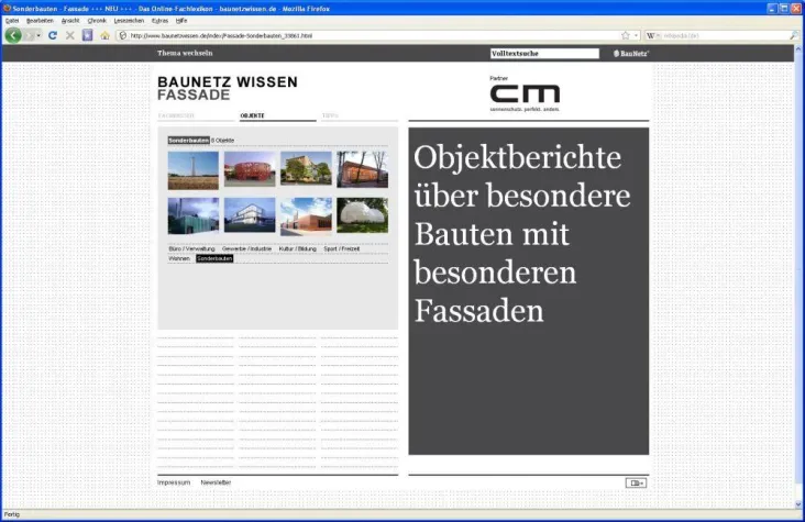 Bild: Energieoptimiert und intelligent / „Fassade“ neu im kostenlosen Fachlexikon baunetzwissen.de