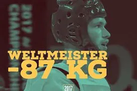 Bild: Taekwondo Weltmeisterschaften 2017: Alexander Bachmann holt WM Gold in der Klasse bis 87kg in Muju (Sudkorea)