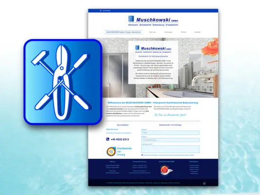 Bild: Weblaunch bei MUSCHKOWSKI – Klempnerei Sanitaertechnik – Bargfeld-Stegen, Stormarn, Schleswig-Holstein