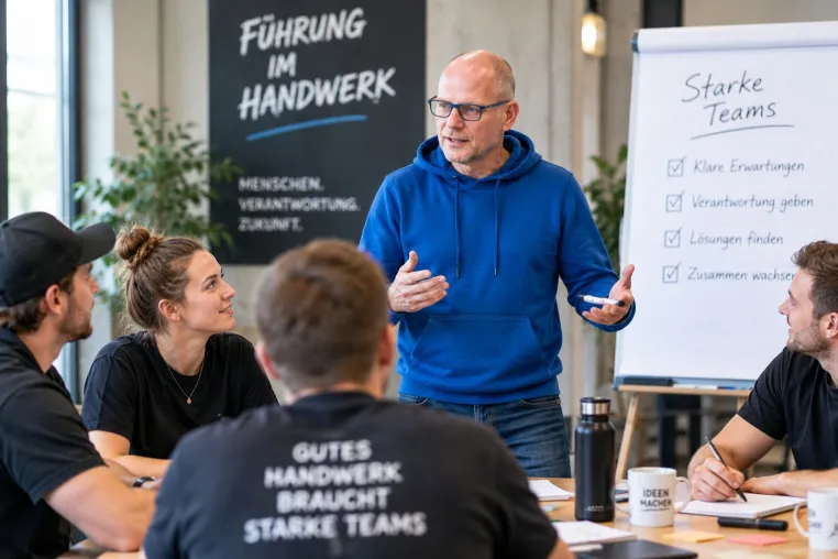 Bild: Führung im Handwerk: Intensiv-Seminar für mehr Verantwortung im Team und weniger Abhängigkeit vom Unternehmer