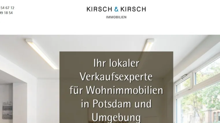 Bild: KIRSCH & KIRSCH Immobilien GmbH - Ihr Immobilienmakler in Potsdam