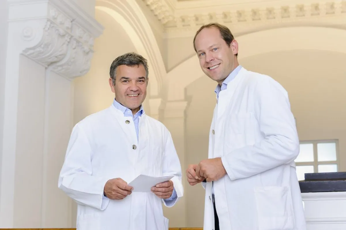Prof. Dr. med. Volker Steinkraus (links) und Dr. med. Jan Nebendahl
