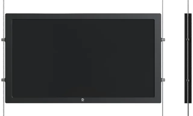 Energiesparende, kabellose Designbildschirme für das Schaufenster Bild: Energiesparende, kabellose Designbildschirme für das Schaufenster