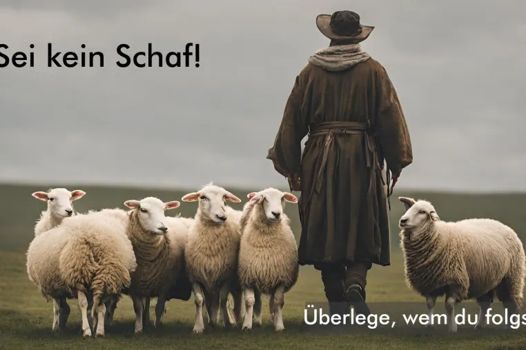 Bild: Schafe gegen Rechts?