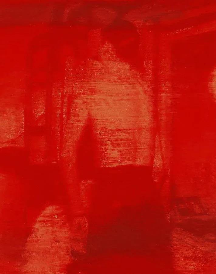 Ola Billgren, X-Ray Chamber, 2000, Öl auf Leinwand, 131,5 x 104 cm