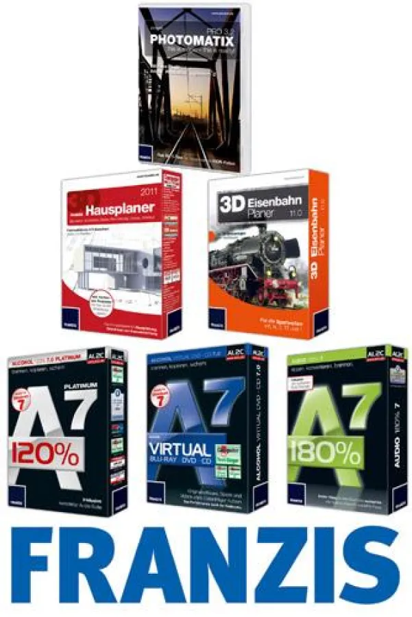 Franzis mit sechs Titeln zu Softwareloads ?Software des Jahres? nominiert