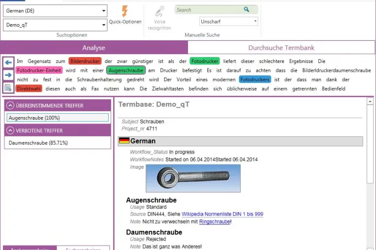 Mit checkTerm immer das richtige Wort - kontrolliert in allen Inhalten Bild: Mit checkTerm immer das richtige Wort - kontrolliert in allen Inhalten