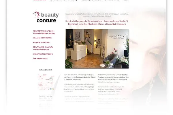 Bild: Launch der Website von BEAUTY CONTURE, Hamburg - Studio für Permanent Make Up, Fibroblast, Kosmetik & Wellness